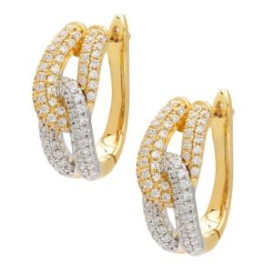 18kt Dia approx. 1.02ct earrings