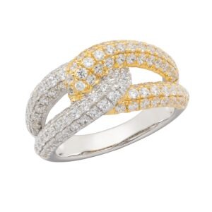 18kt TT Dia approx. 1.76ct ring